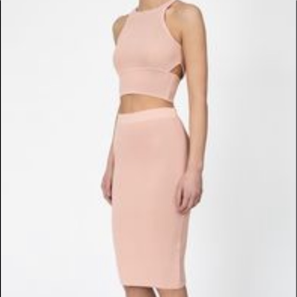 Simkhai Blush Rib Skirt - Sold Out Everywhere!!!